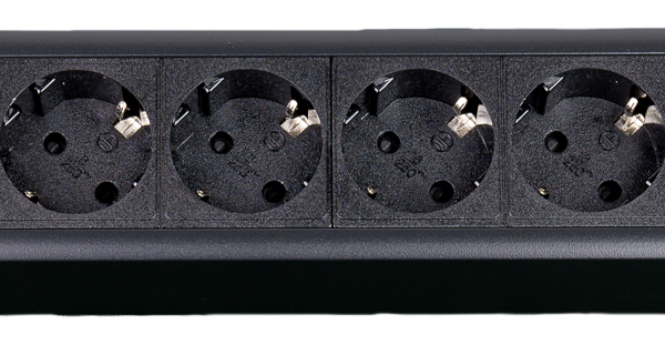 Powerdock 6 stikk - sort