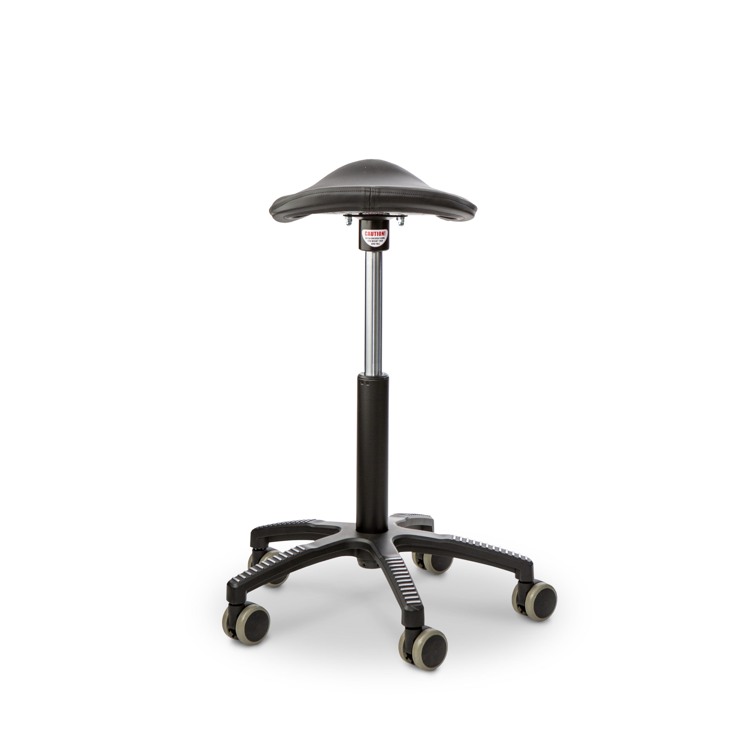 Kenson getupsaddle chair, black kunstskinn - Bilde 2