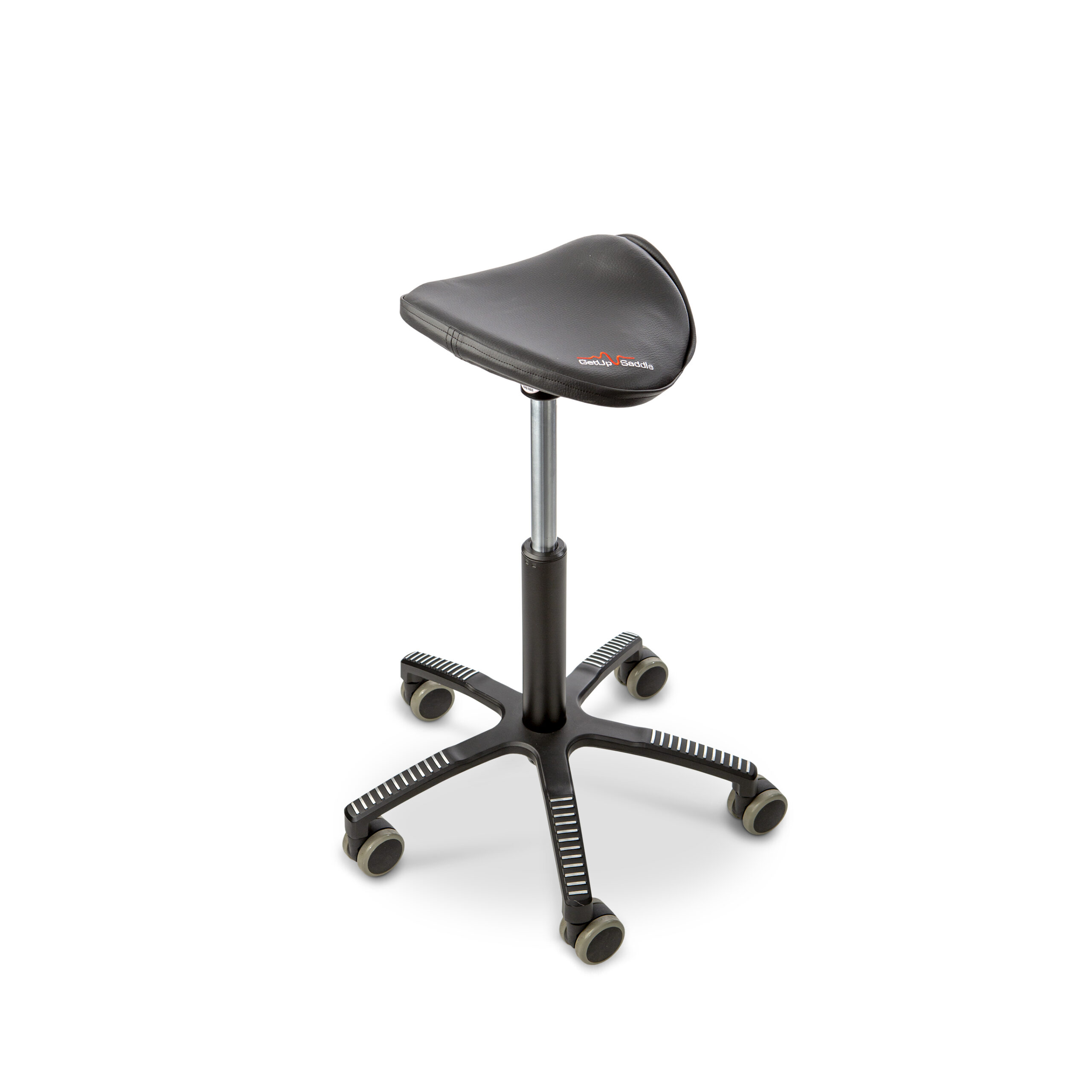 Kenson getupsaddle chair, black kunstskinn - Bilde 4