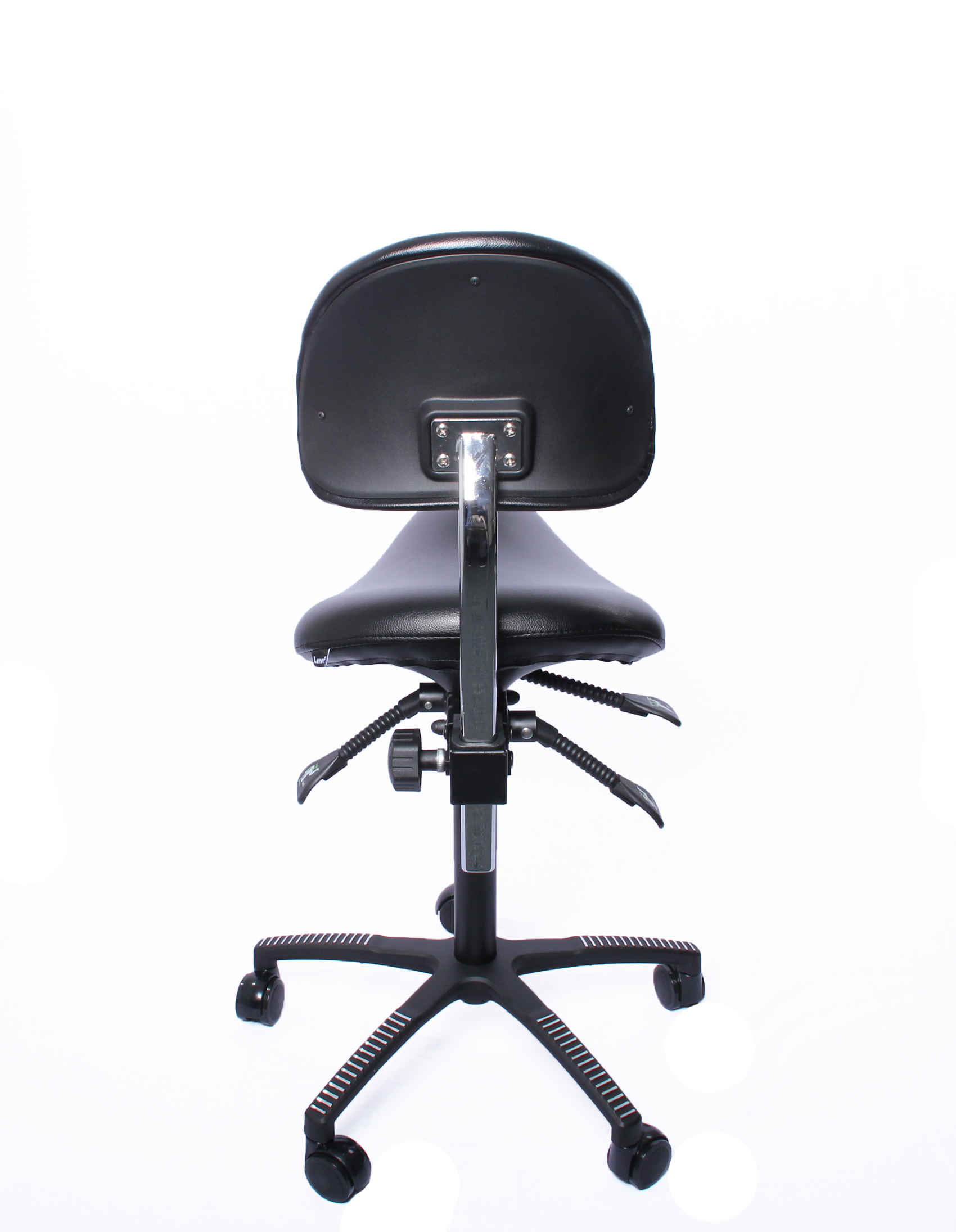 Kenson lenni saddle chair with back support, kunstskinn - Bilde 3