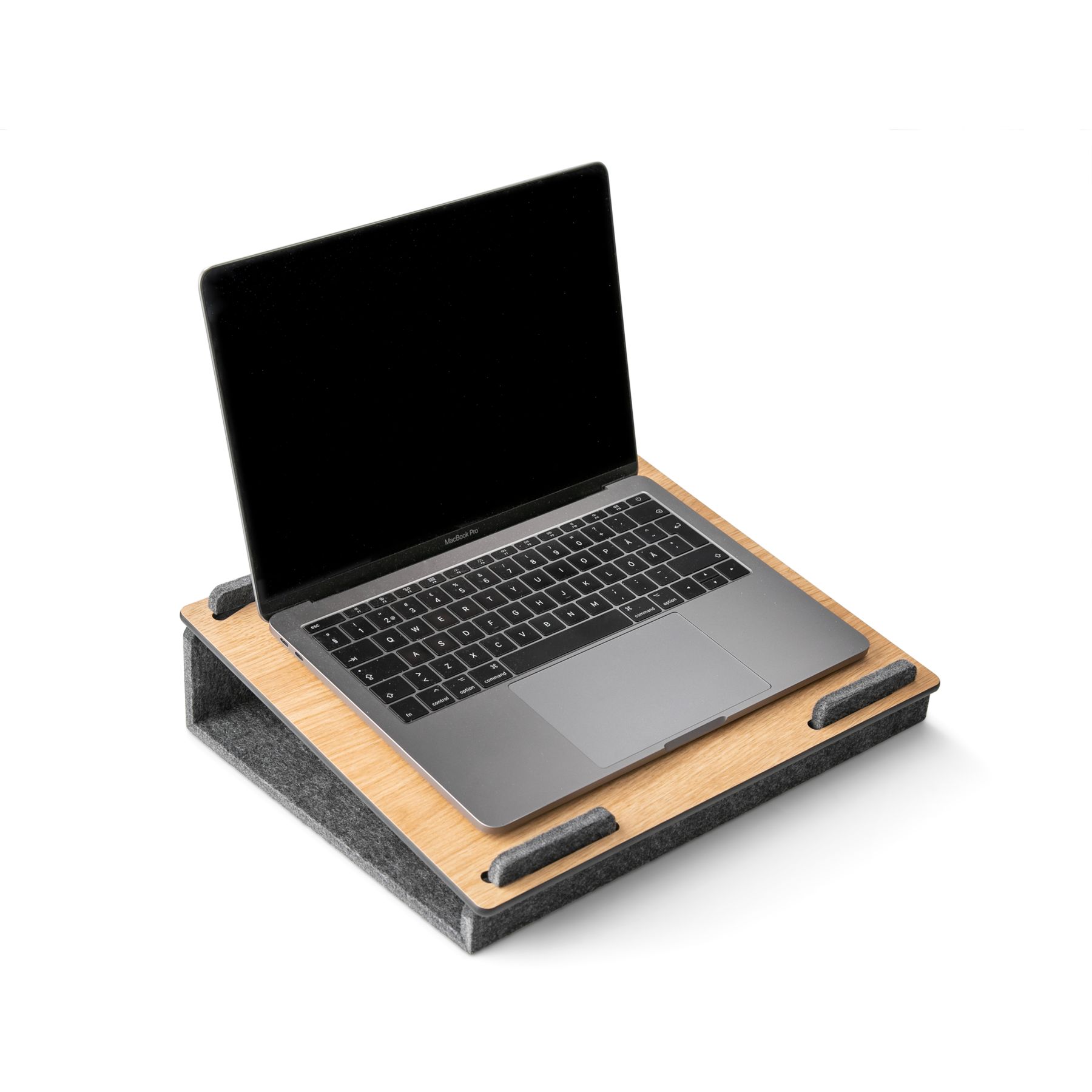 Kenson læpsteri laptop stand, oak - Bilde 5