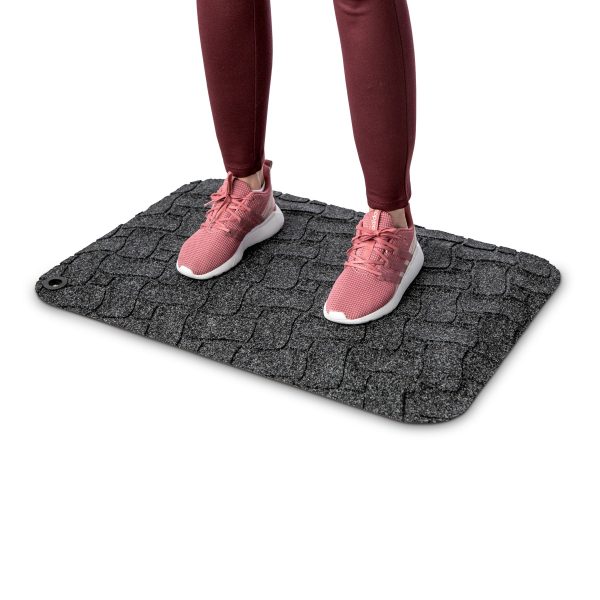 Kenson workstation mat, grey fabric