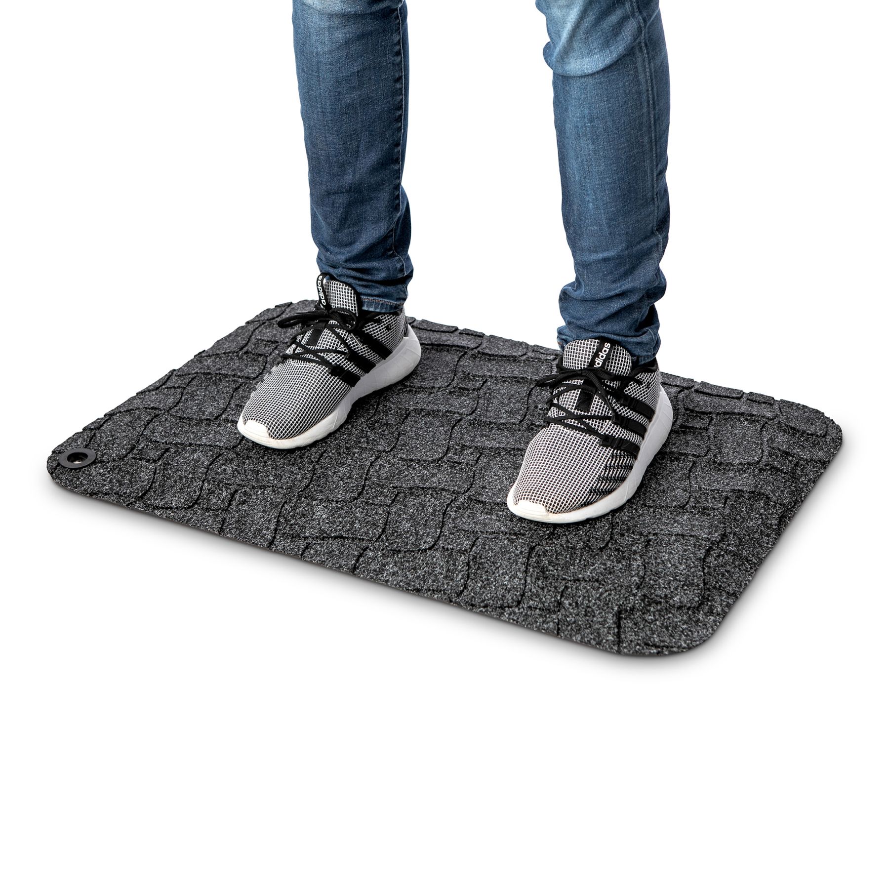 Kenson workstation mat, grey fabric - Bilde 2