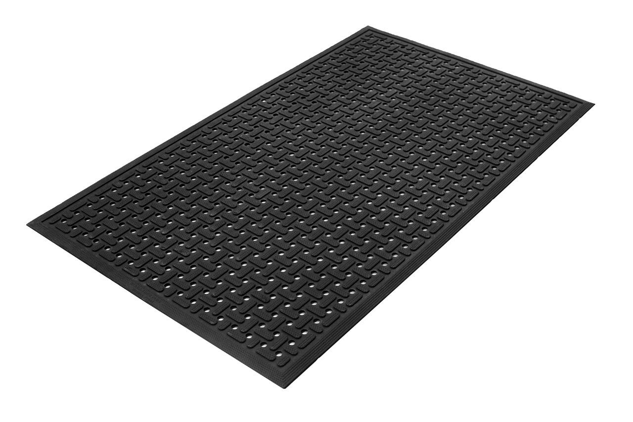 Kenson nitrile workstation mat 86x143 cm, black - Bilde 2