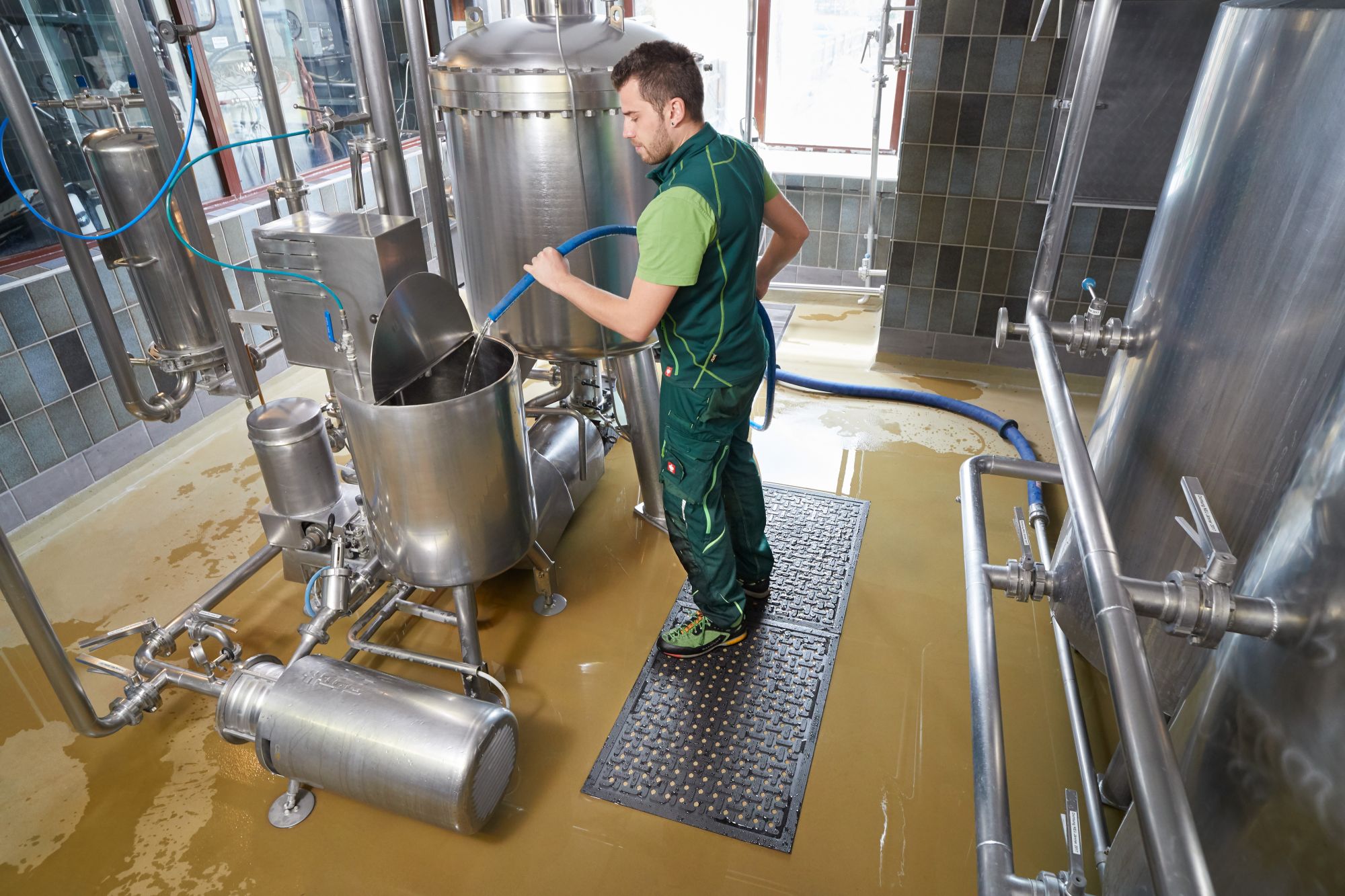 Kenson nitrile workstation mat 86x143 cm, black - Bilde 5