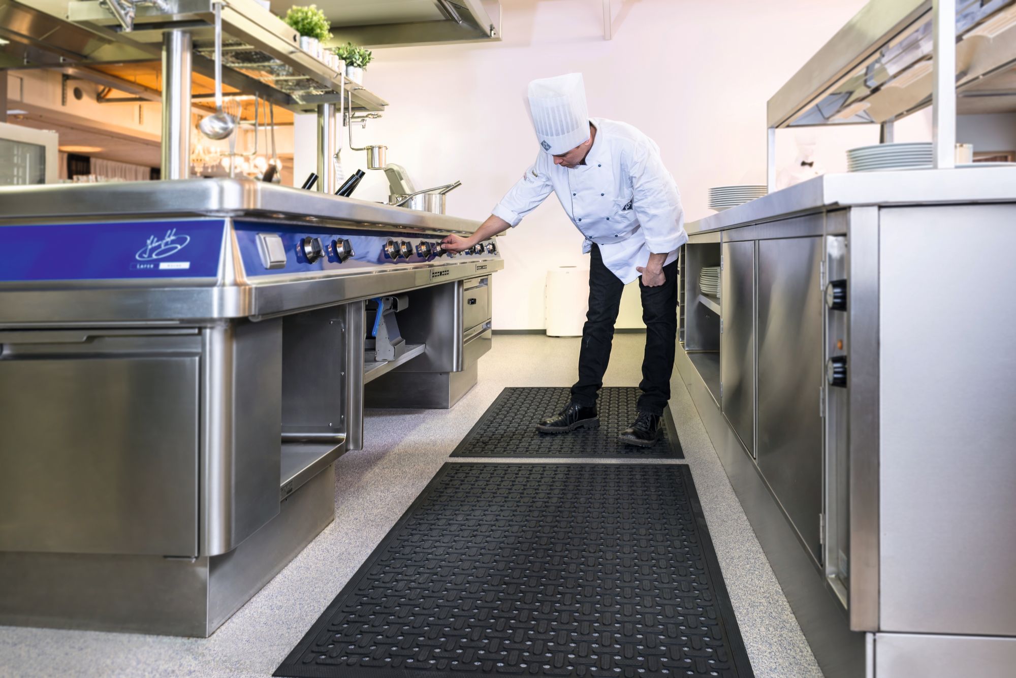 Kenson nitrile workstation mat 86x143 cm, black - Bilde 6