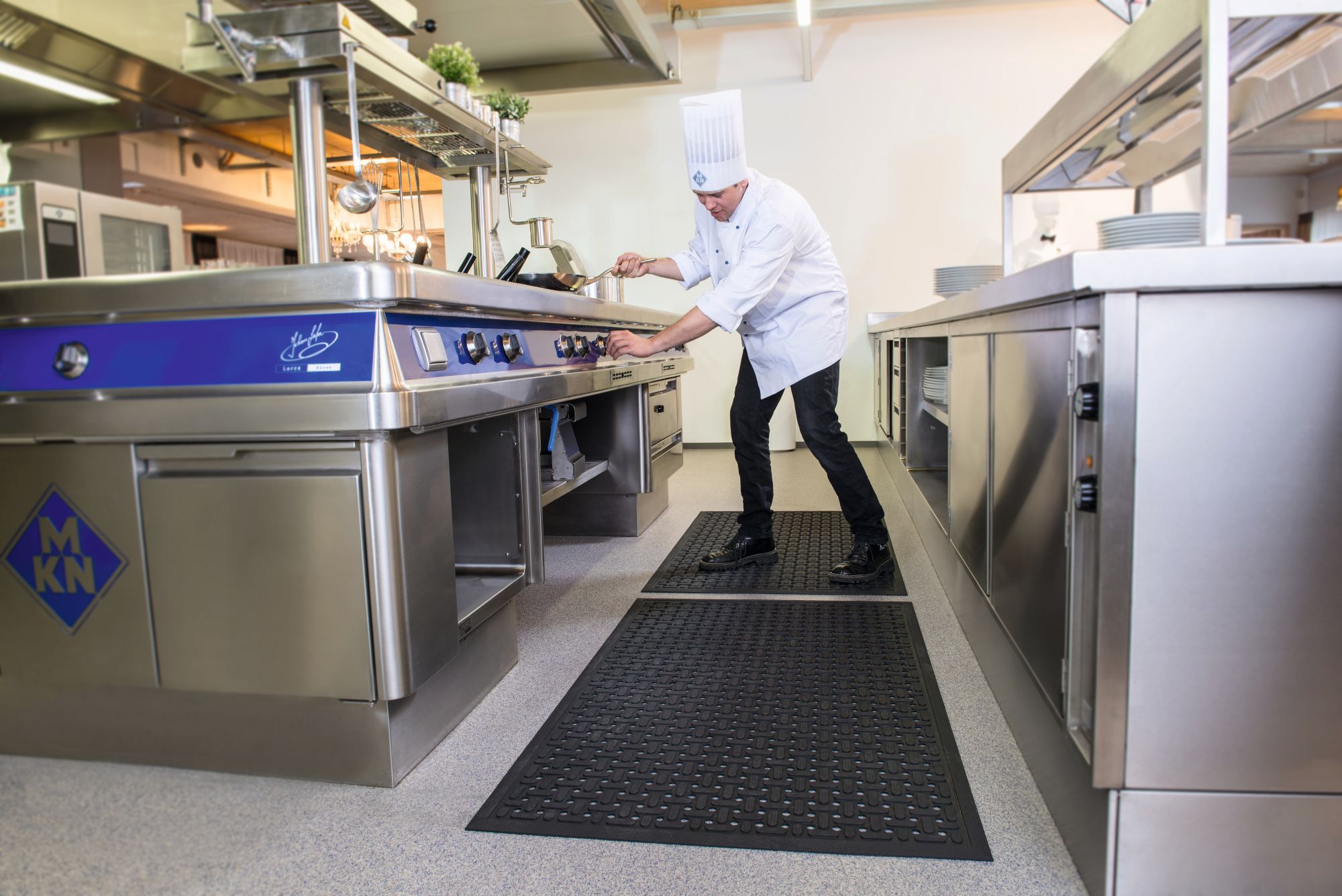 Kenson nitrile workstation mat 86x143 cm, black - Bilde 7