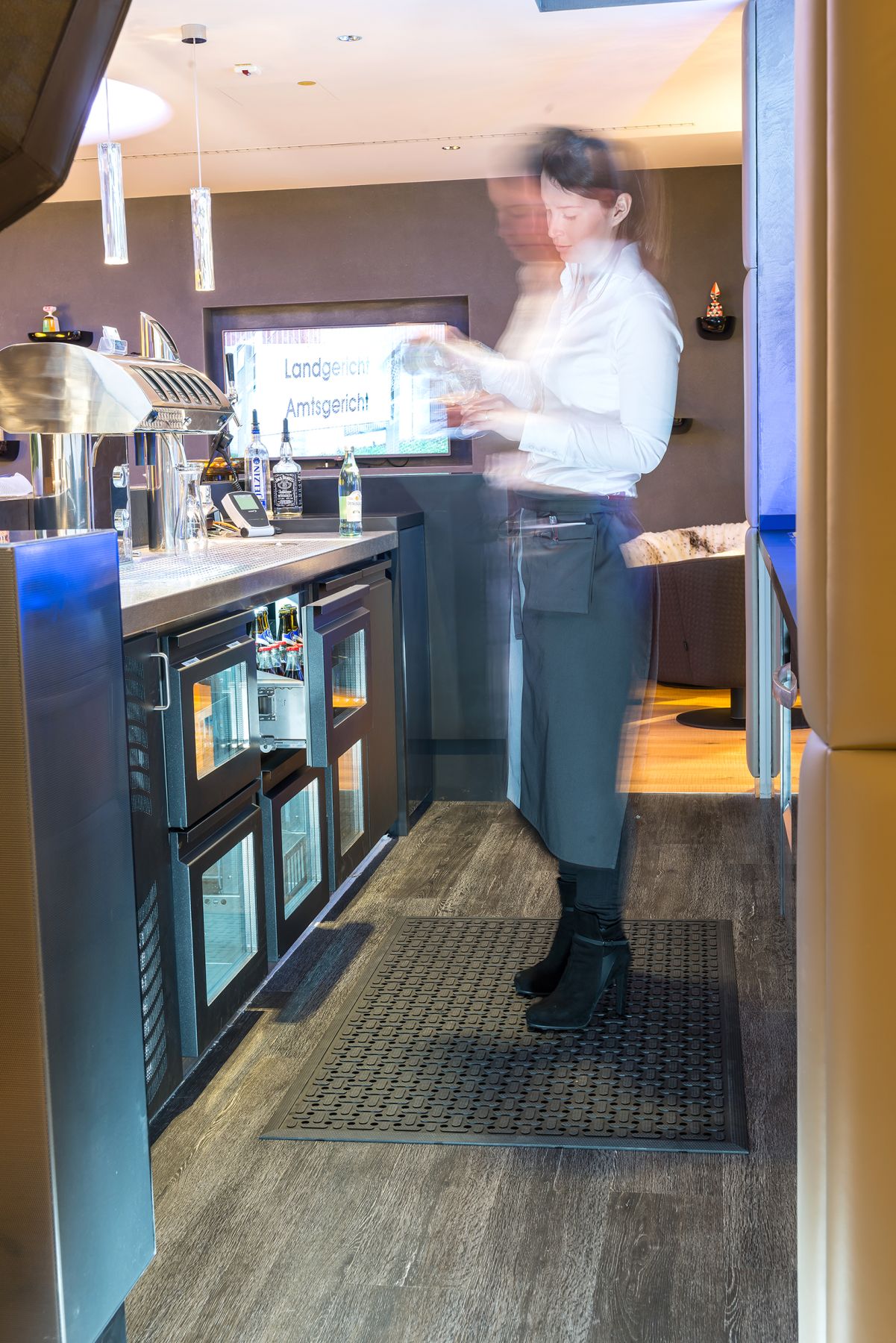 Kenson nitrile workstation mat 86x143 cm, black - Bilde 9