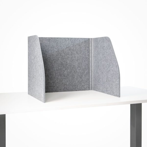 Kenson table top foldable table screen, grey