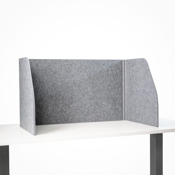 Kenson table top foldable table screen, grey
