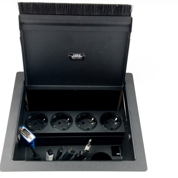 Kenson cable support mini- pakke, sort