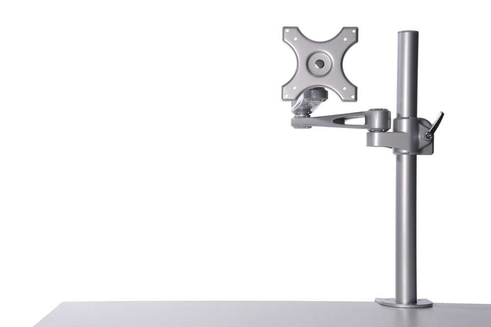 Kenson monitor arm pole mount 7220a silver - Bilde 9