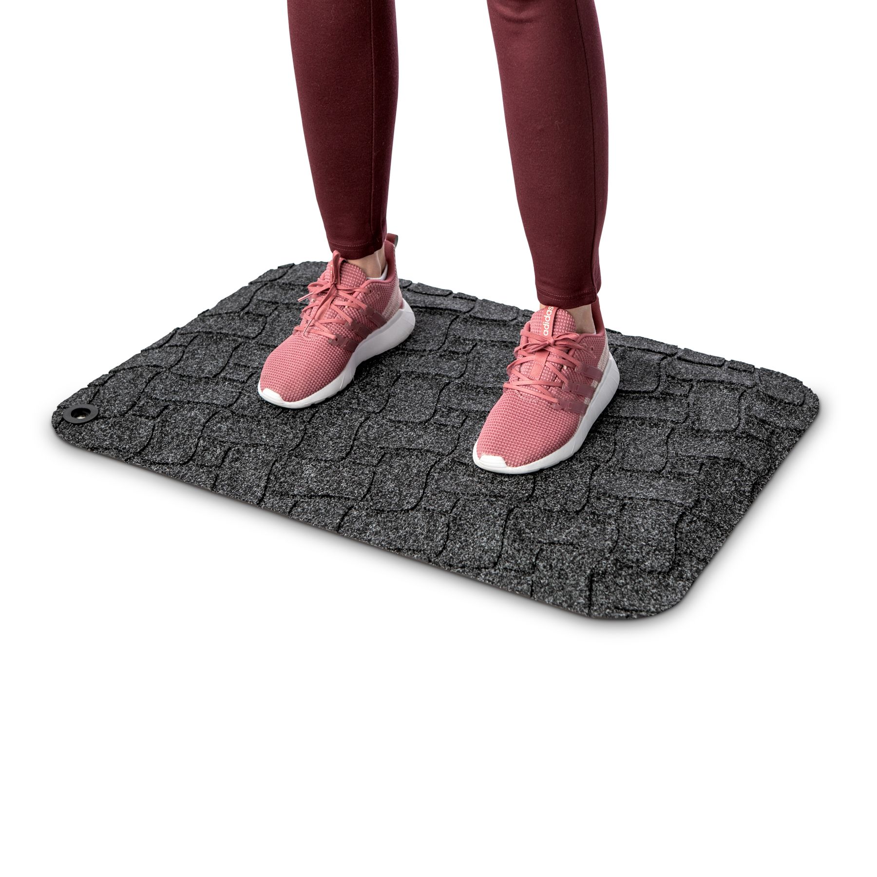 Kenson workstation mat, grey fabric - Bilde 4