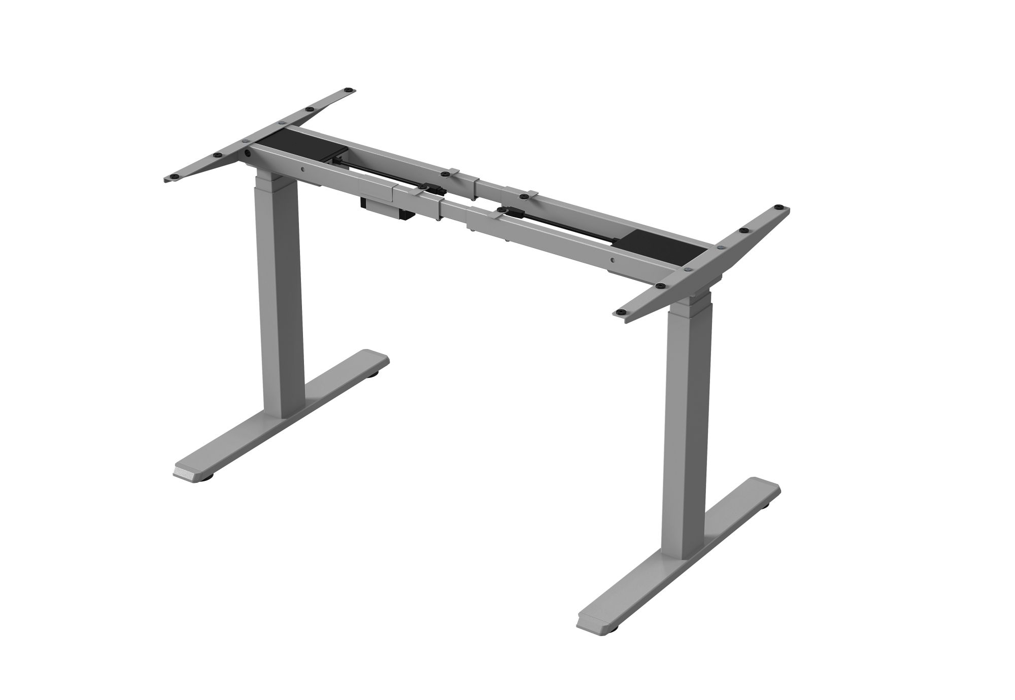 Kenson getupdesk duo electric frame, grey - Bilde 4