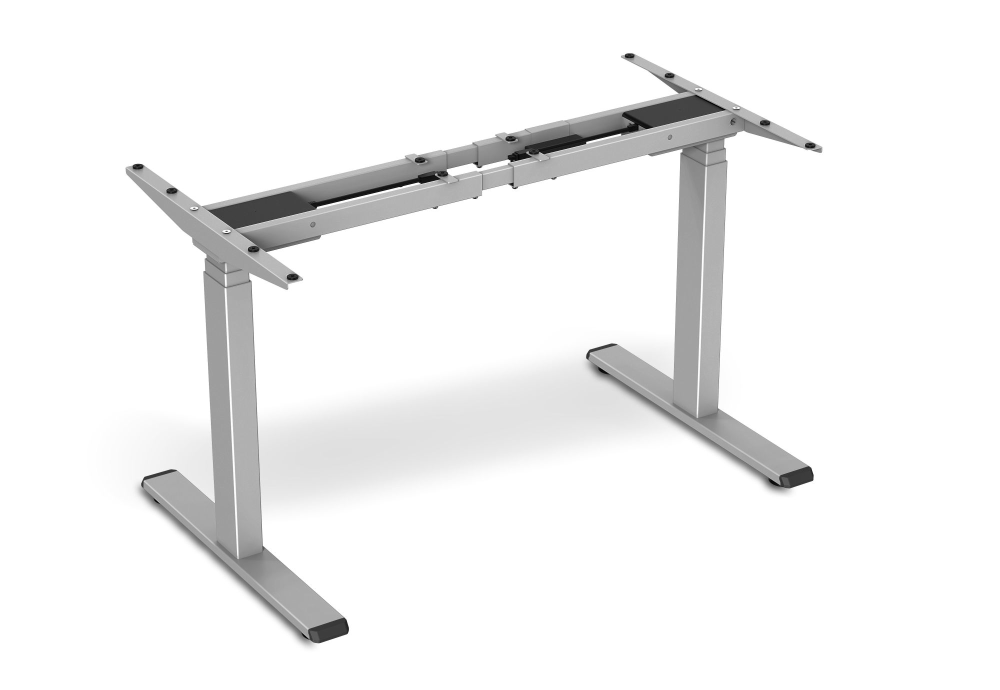 Kenson getupdesk duo electric frame, grey - Bilde 10