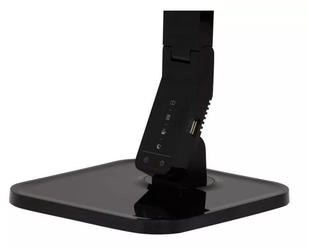 Kenson touch led lampe med sokkel, sort - Bilde 2