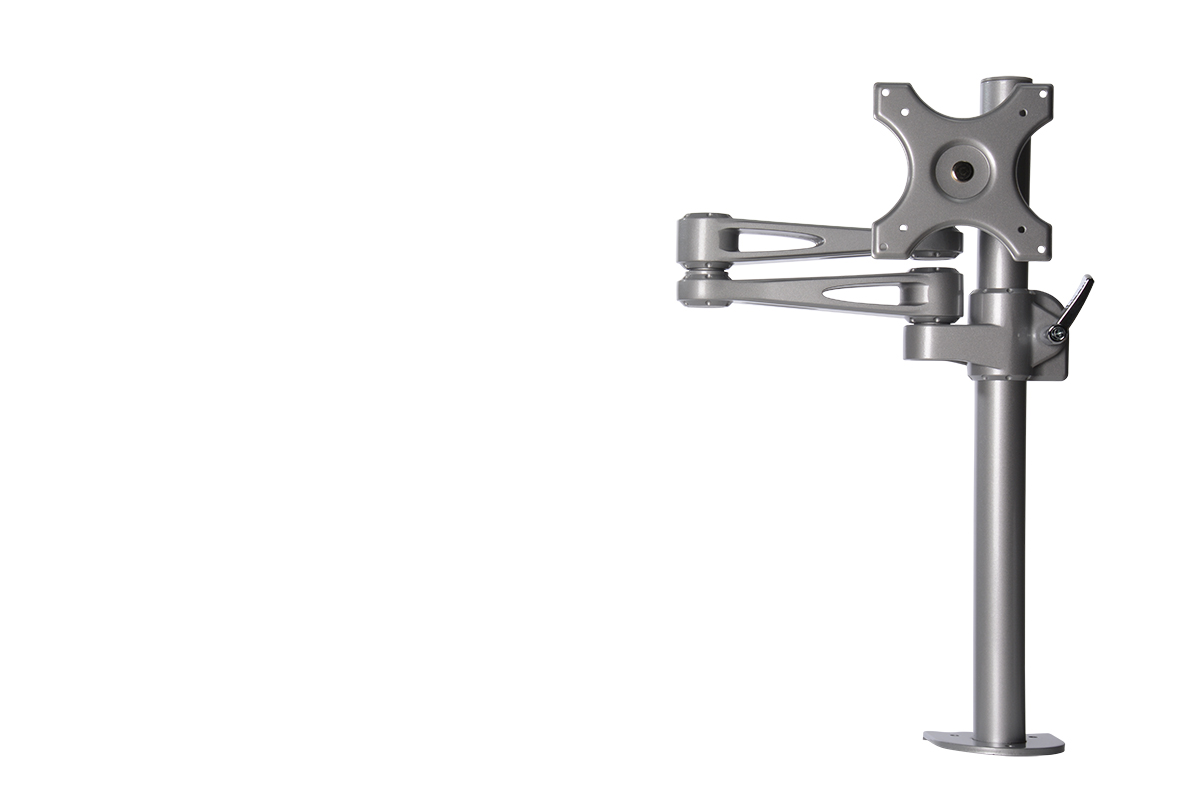 Kenson monitor arm pole mount 7220a silver - Bilde 3