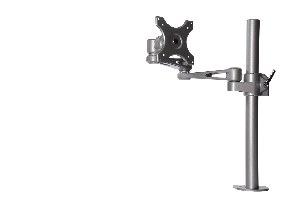 Kenson monitor arm pole mount 7220a silver - Bilde 4