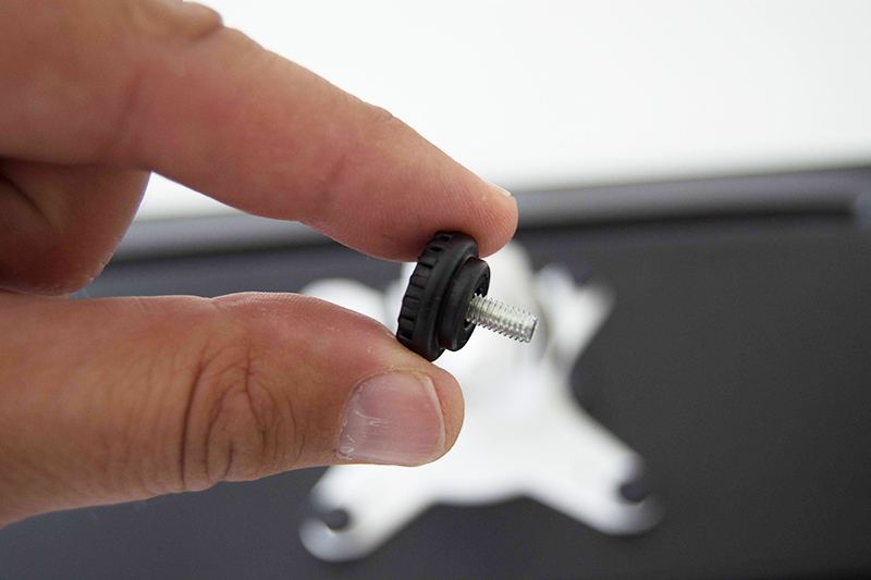 Kenson Dual monitorarm med gas spring, hvit - Bilde 8