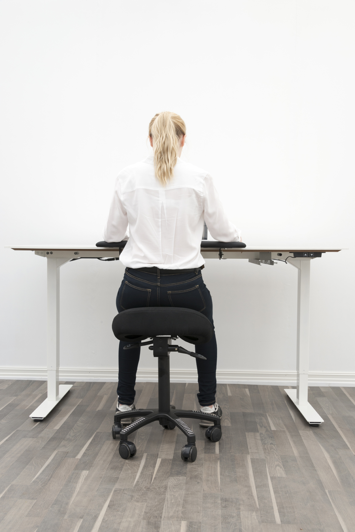 Kenson balansestol flexsadel med skinn - Bilde 7