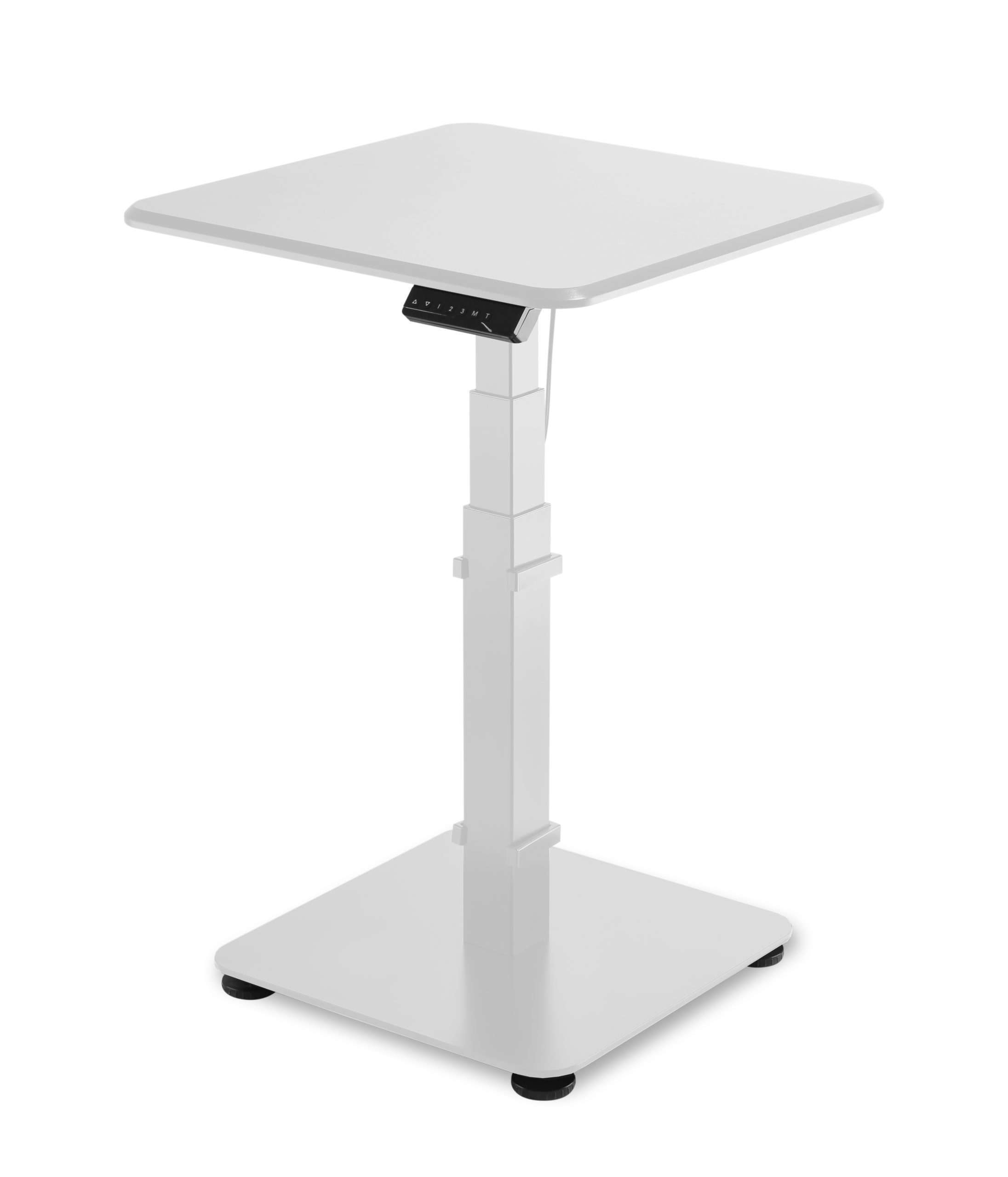 Getupdesk single, white
