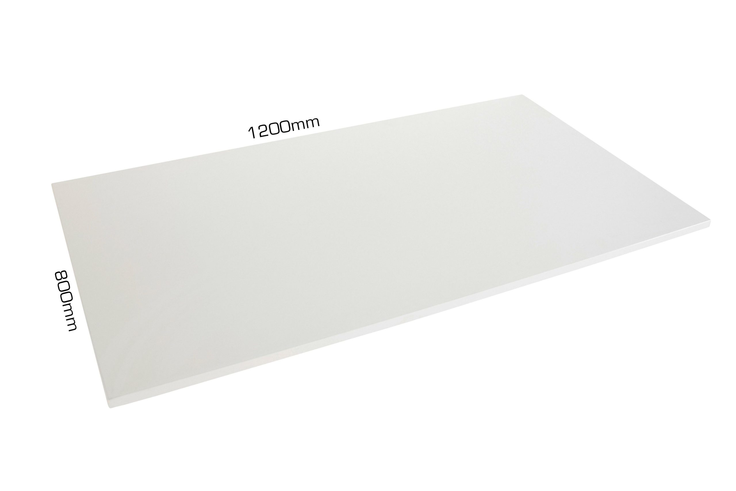Compact table top 120x80 cm.white - Bilde 3