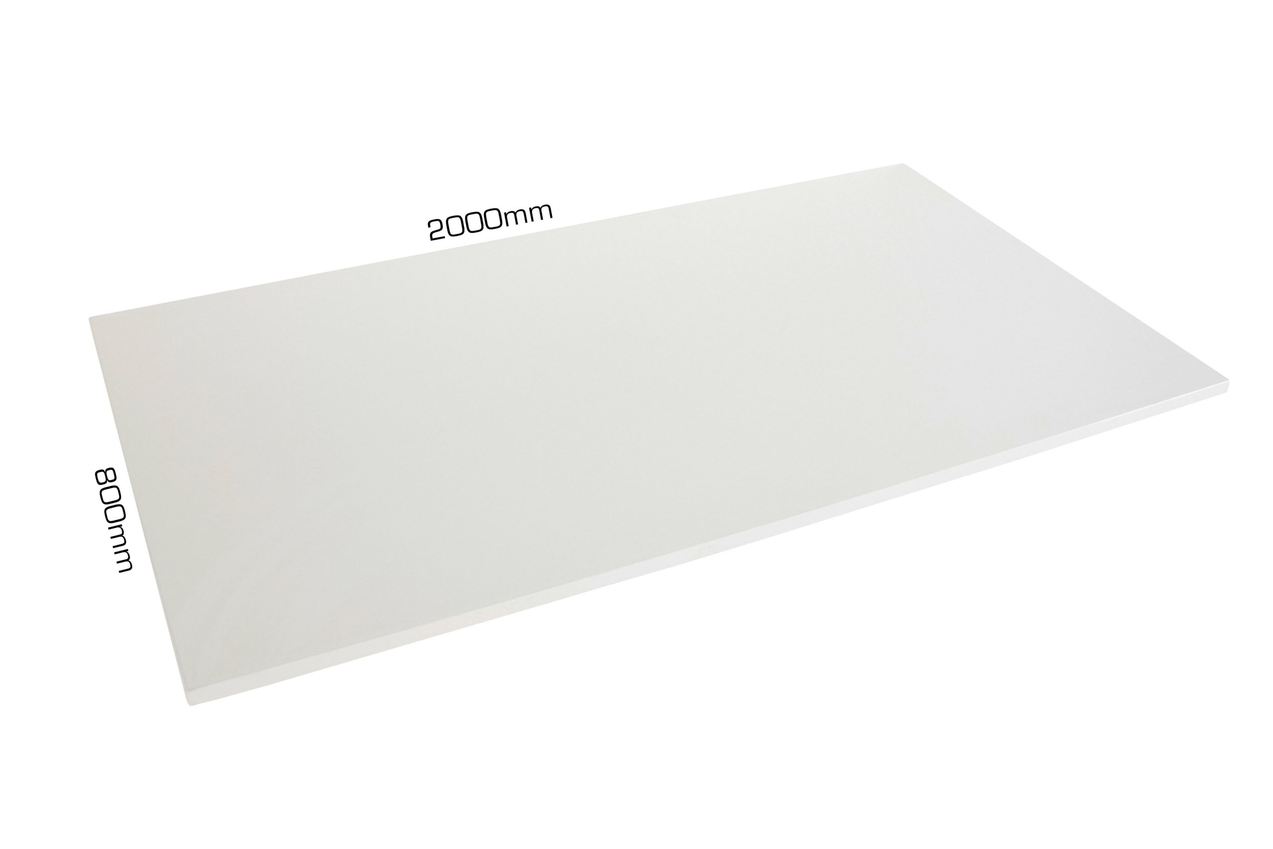 Compact table top 200x80 cm.white - Bilde 3