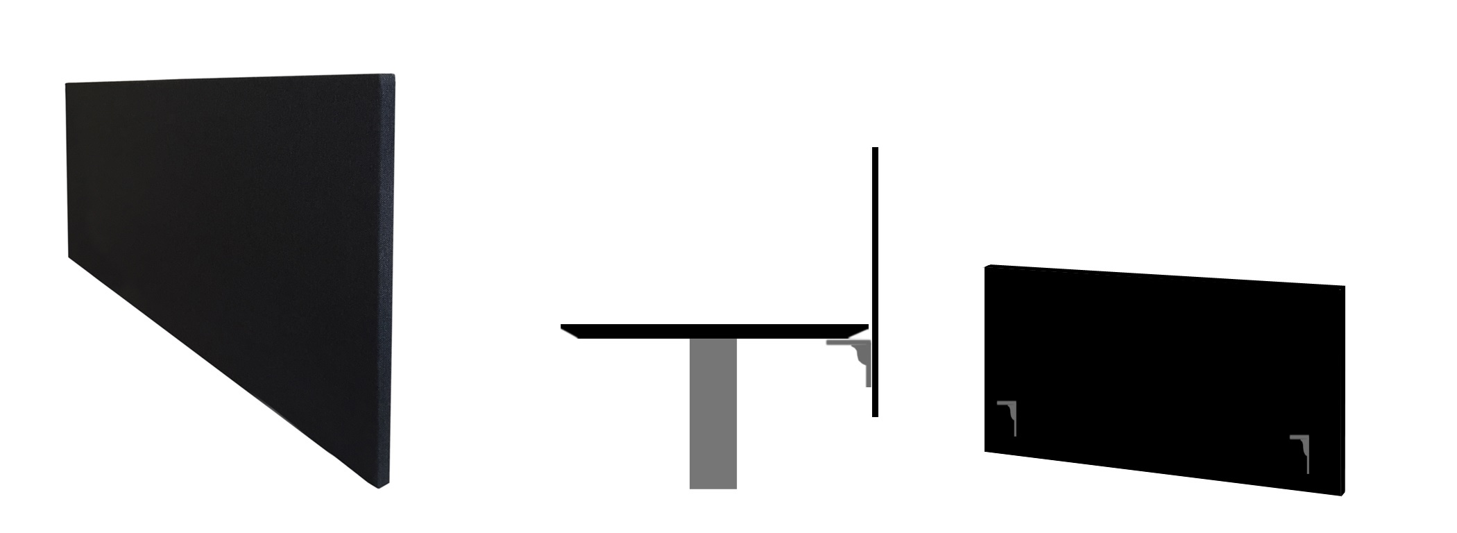 Absorbent bordskjerm 1465, grey - Bilde 13