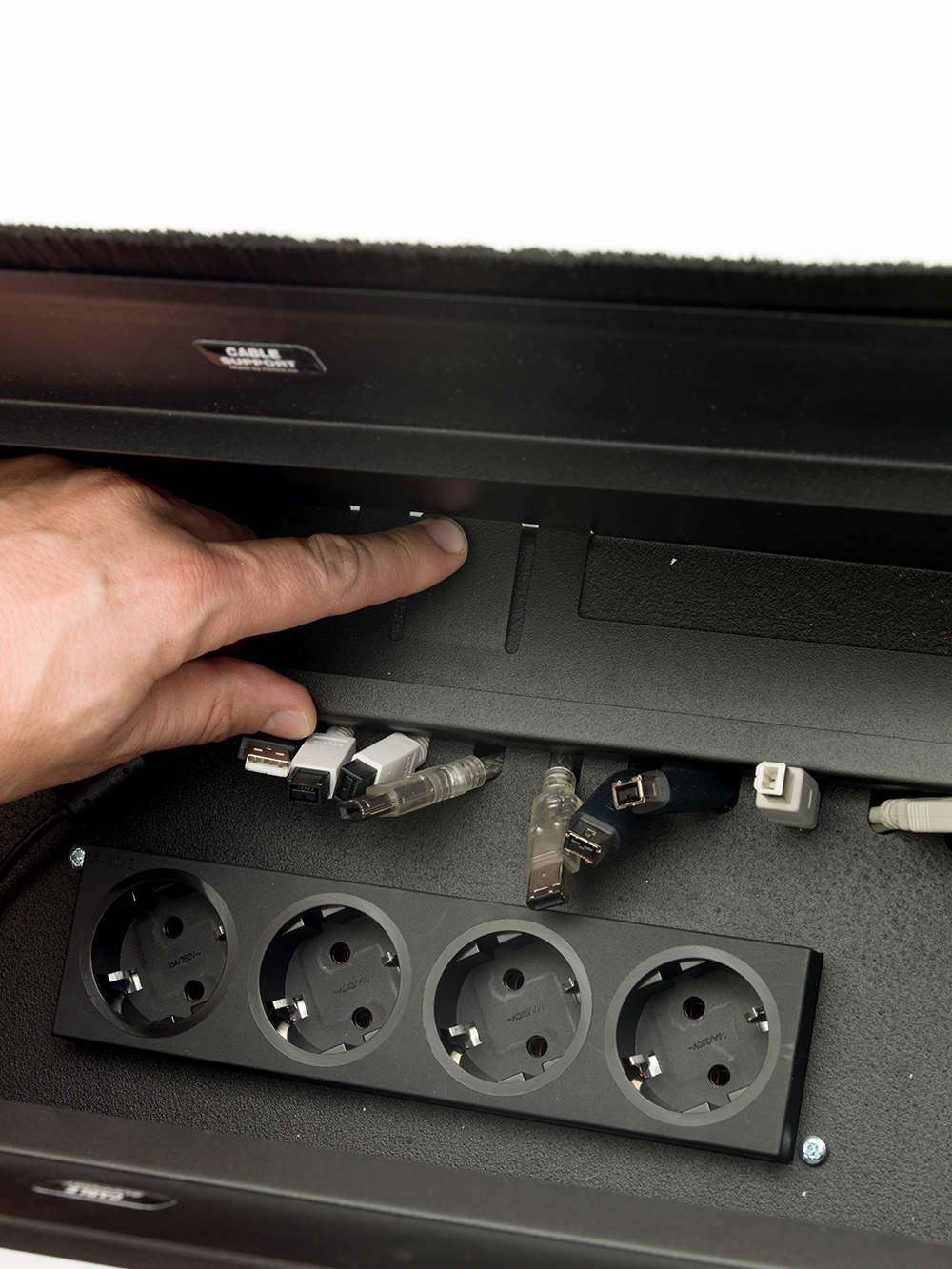 Kenson cable support conference - pakke, sort - Bilde 10