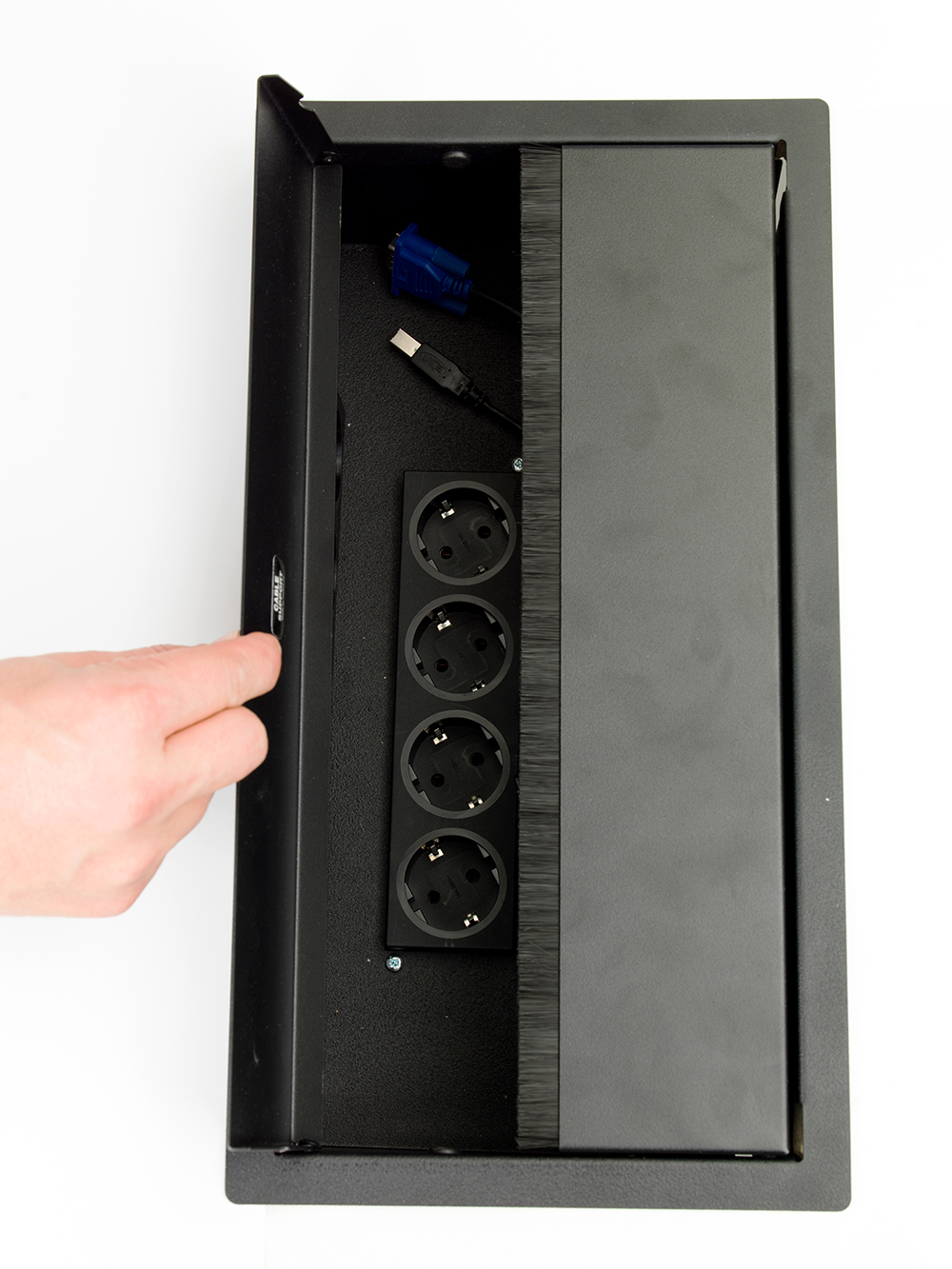 Kenson cable support conference - pakke, sort - Bilde 2