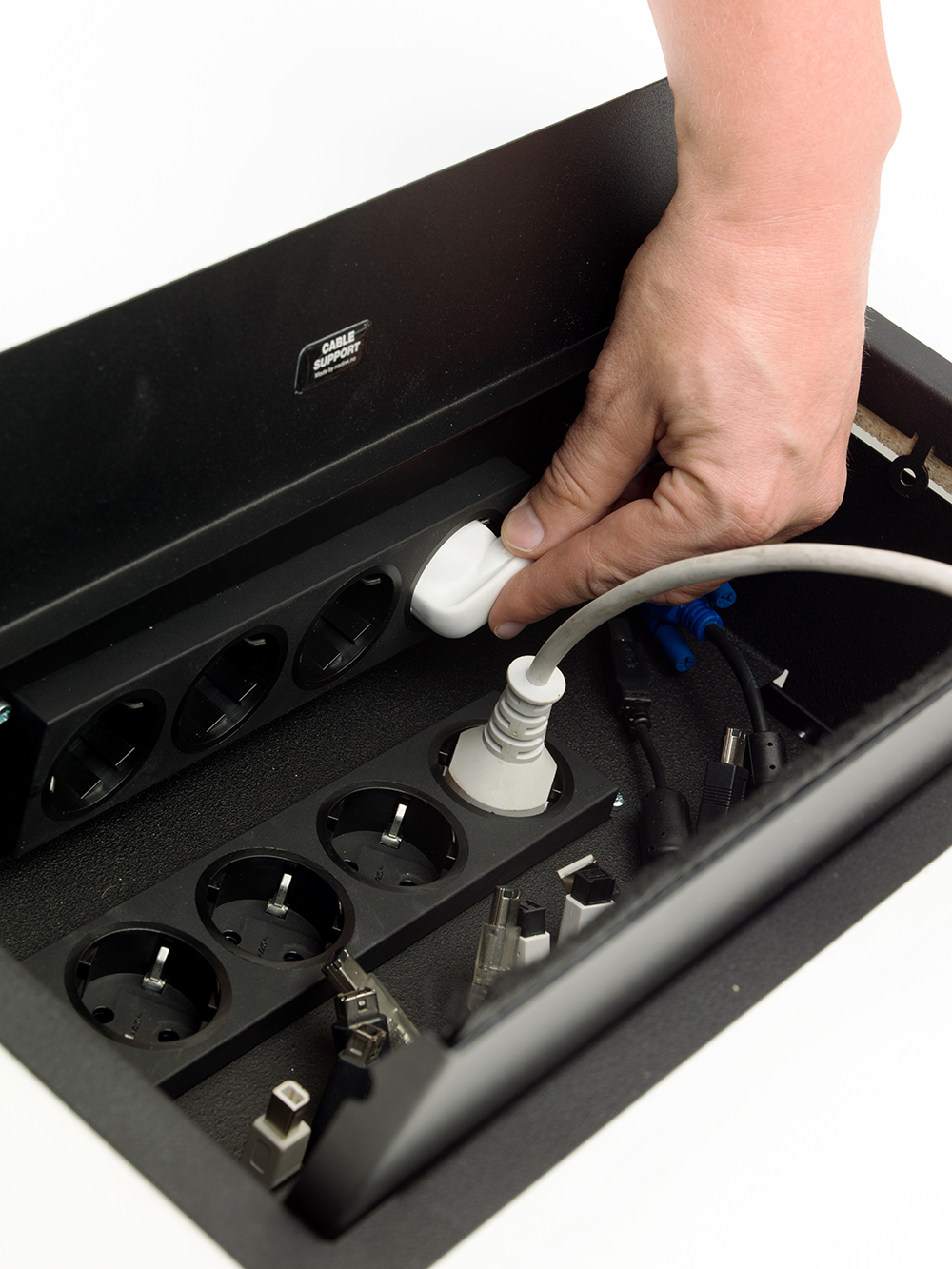 Kenson cable support conference - pakke, sort - Bilde 6