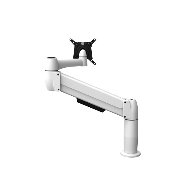 Adapt spacearm pro s1 gassarm m/klemme- og gjennomgående feste, hvit