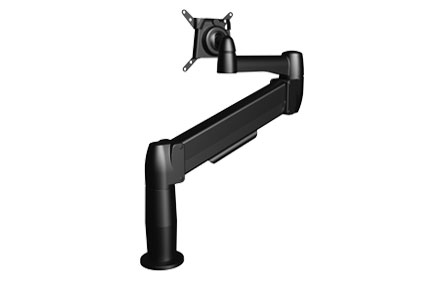 Adapt Spacearm pro s1 gassarm m/klemme- og gjennomgående feste, sort